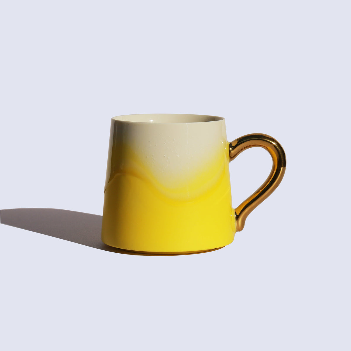 Lexacon Sunshine Yellow Gilded Mug