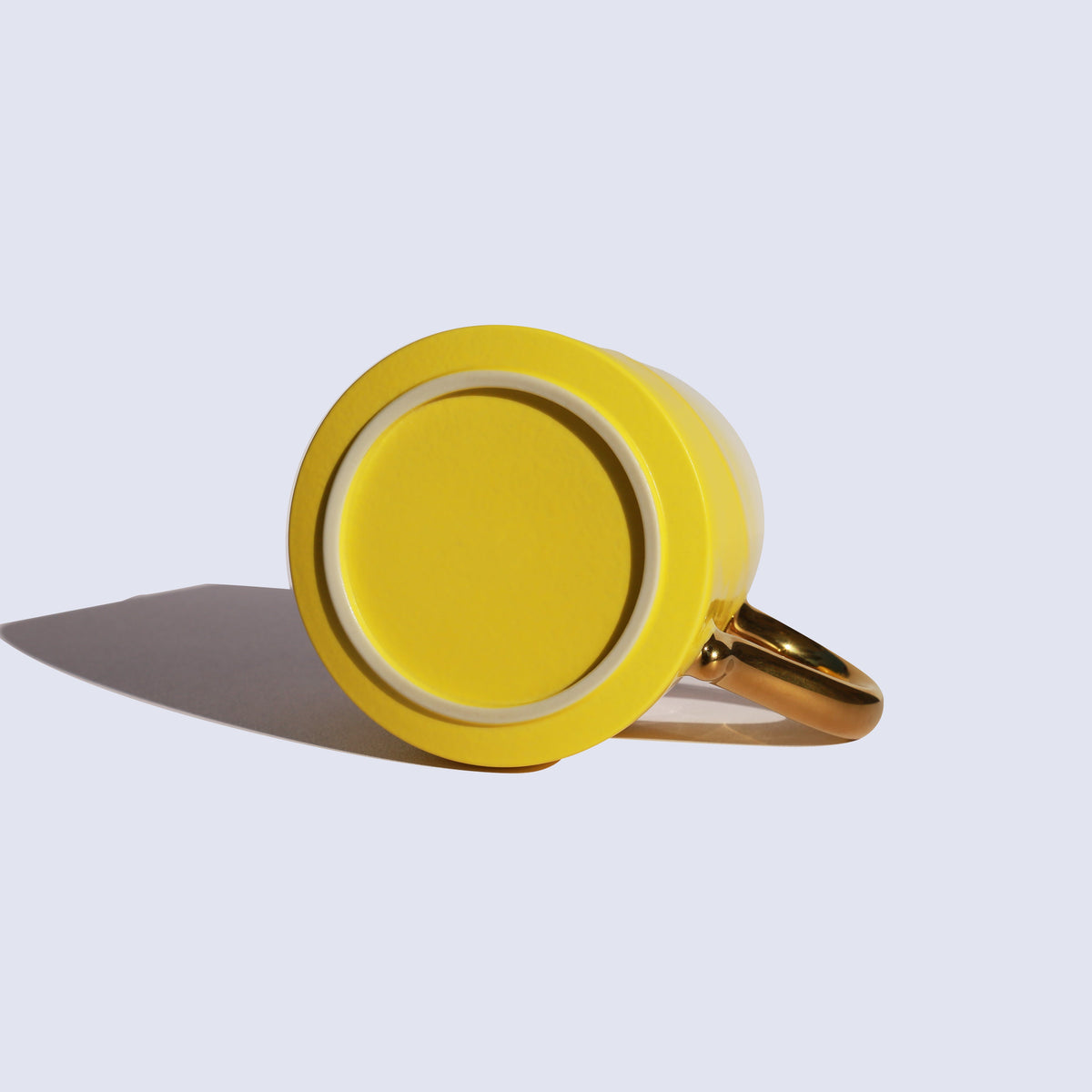 Lexacon Sunshine Yellow Gilded Mug