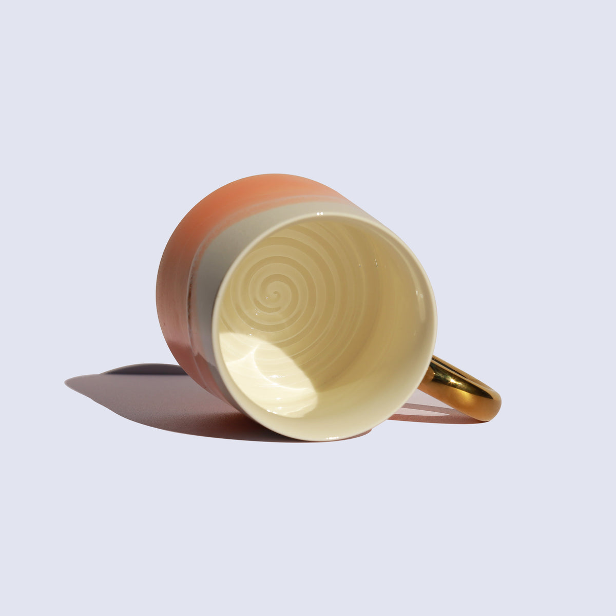Lexacon Sunset Orange Gilded Mug