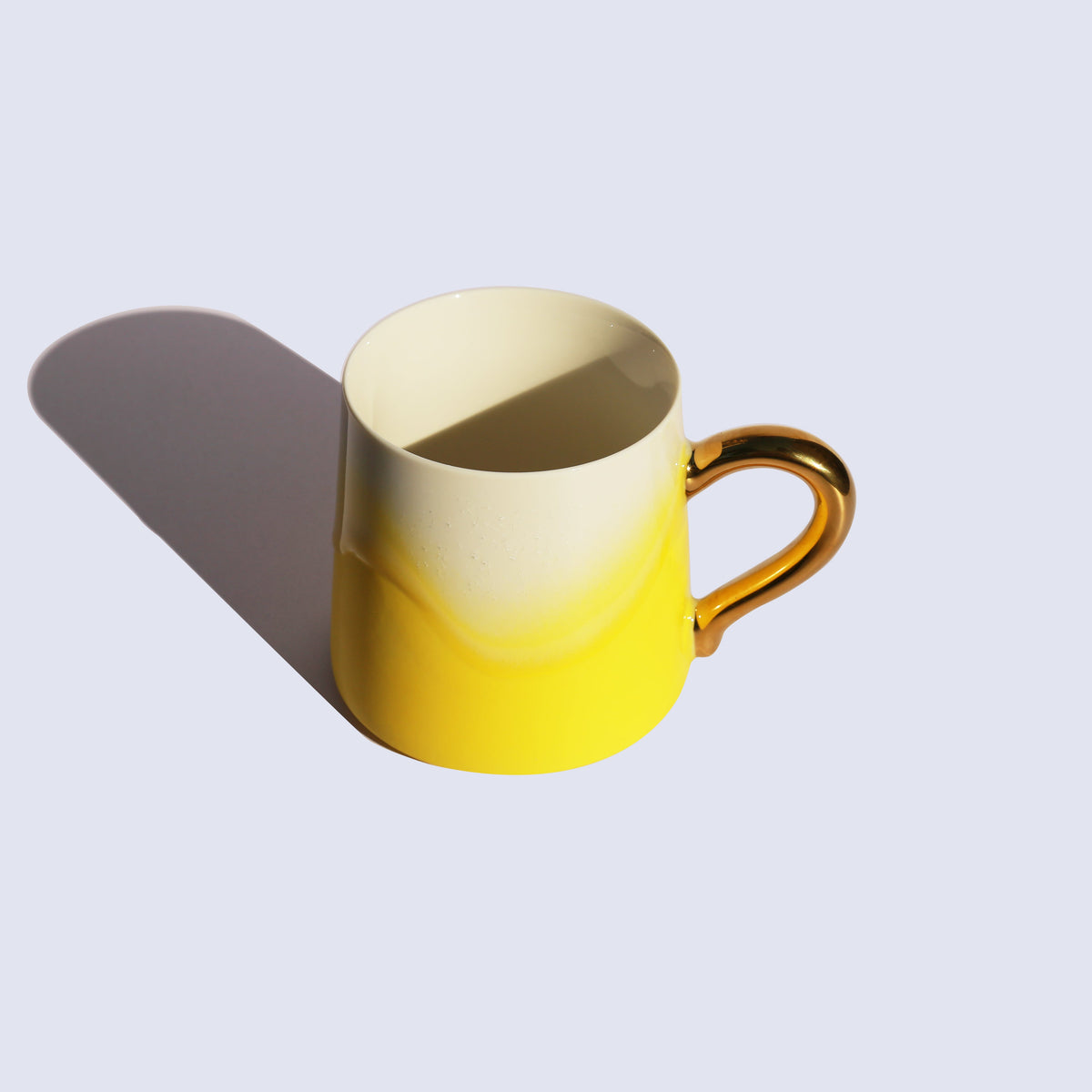 Lexacon Sunshine Yellow Gilded Mug