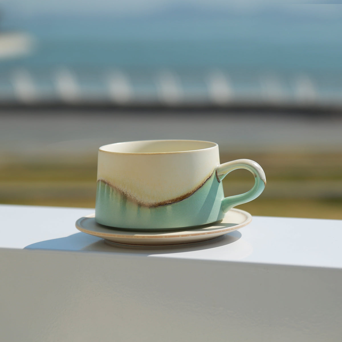 Lexacon Pastel Green Handcrafted Cup