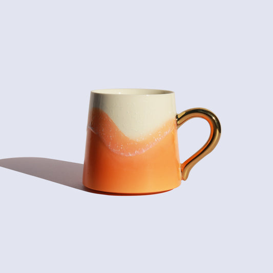 Lexacon Sunset Orange Gilded Mug