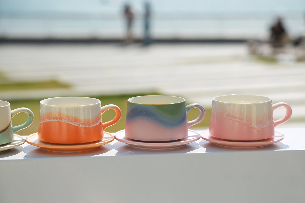 Lexacon Pink Artisan Coffee Cup